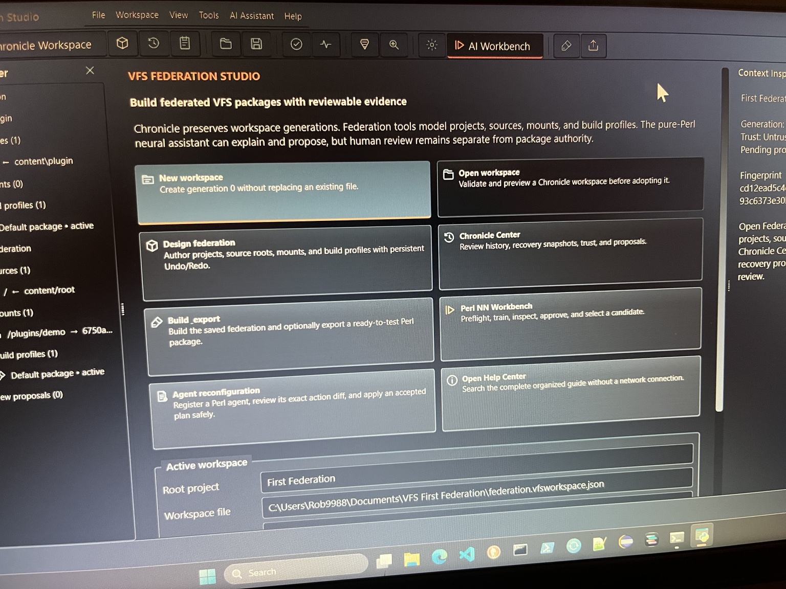 VFS Federation Studio 1.1.9