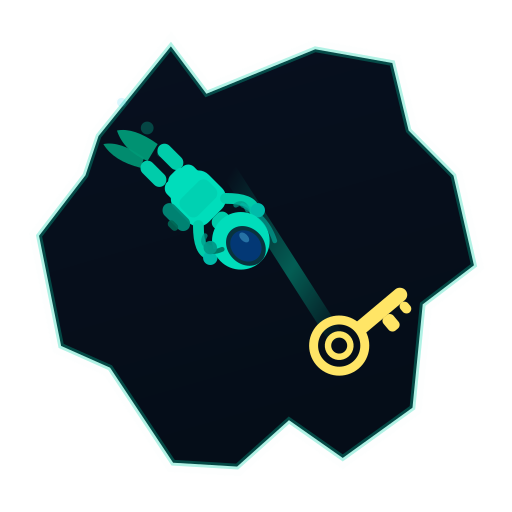 MemDiver logo: a diver descending toward a golden key inside a teal memory blob