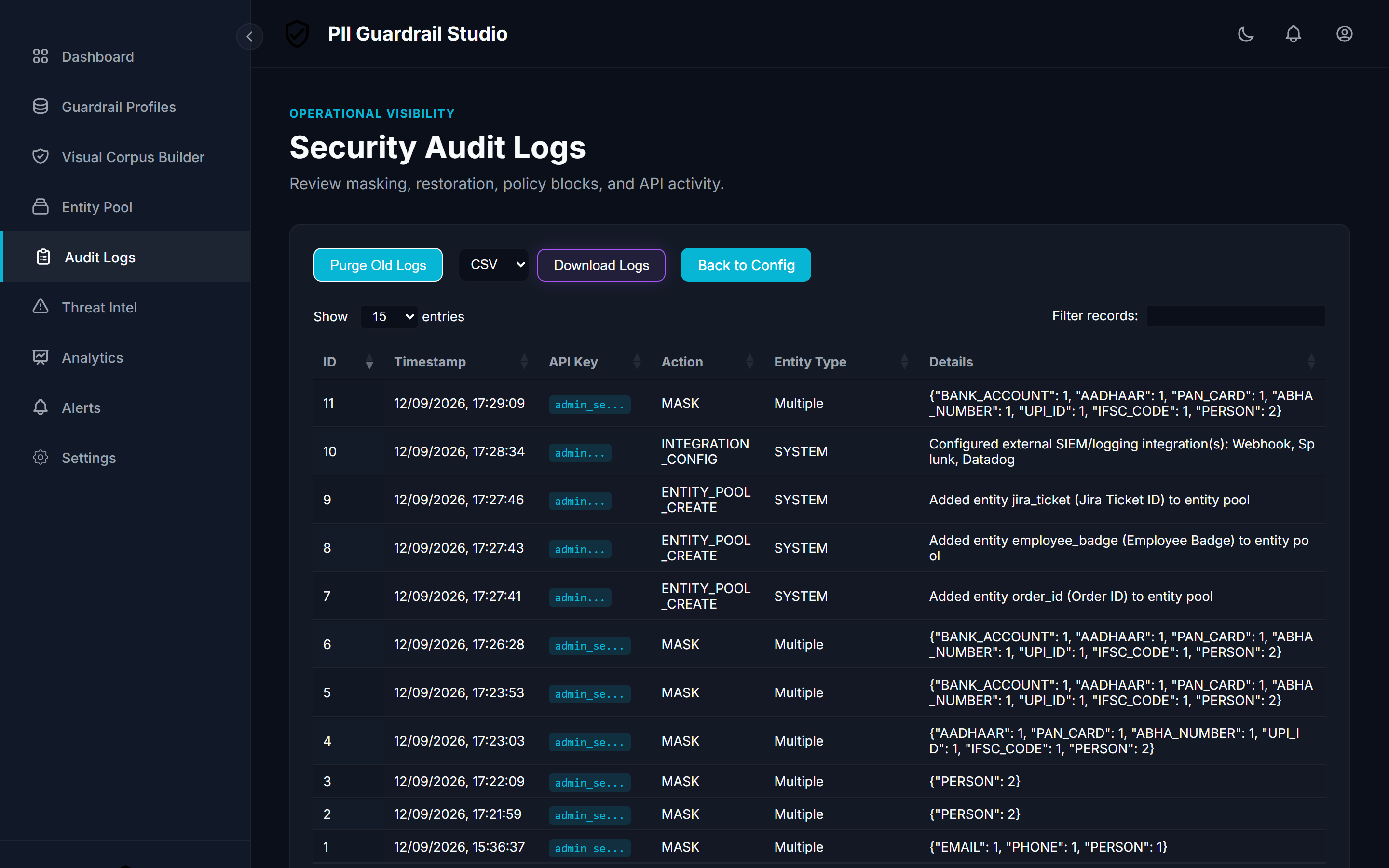 Audit Logs