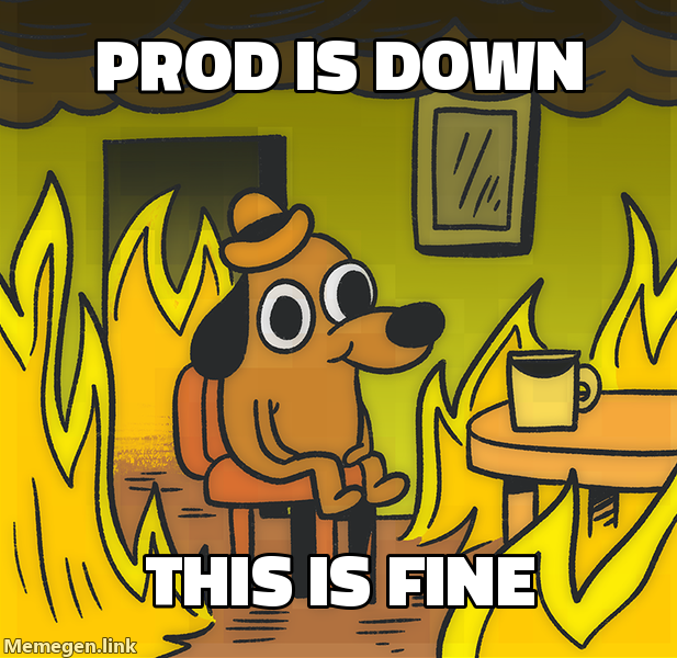 this is fine meme