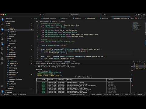 Skylos demo