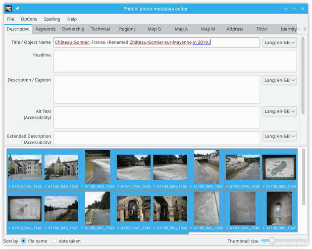 Text editing screenshot