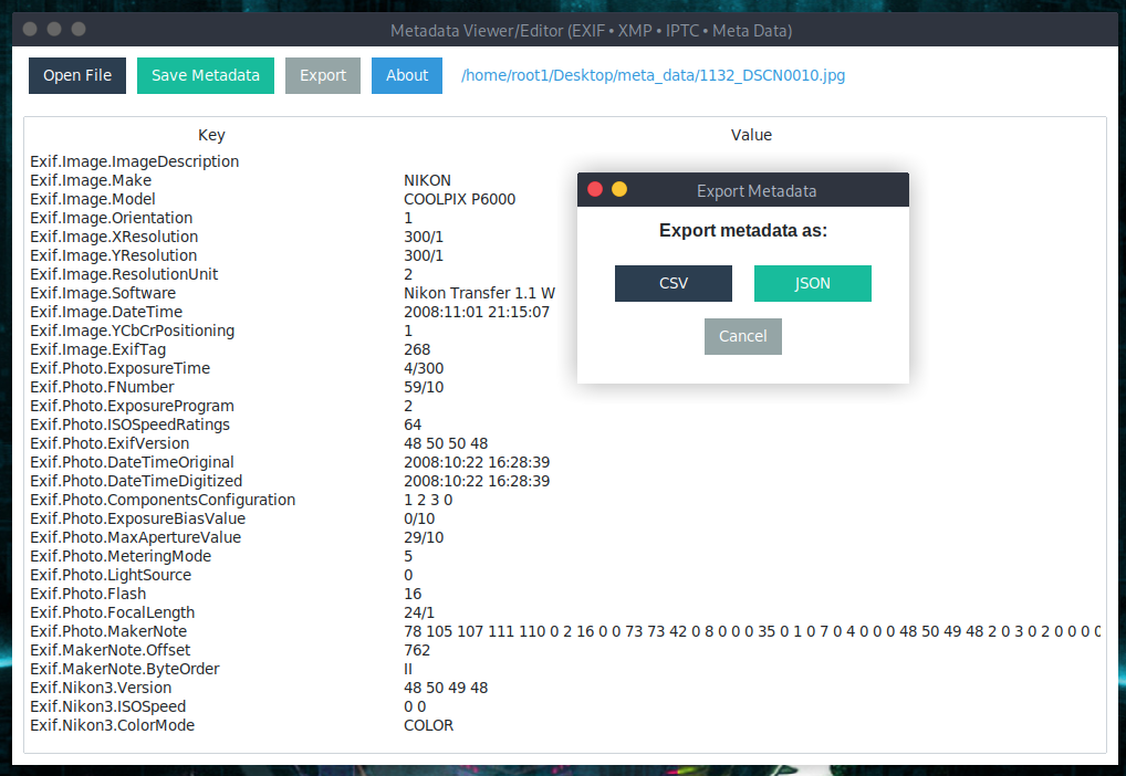 ExifPlus Screenshot