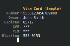 Visa Card