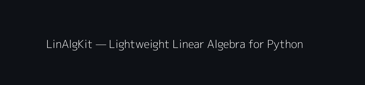 LinAlgKit Banner