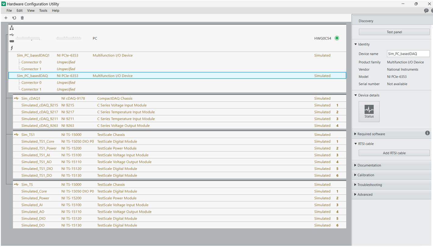 Hardware Config