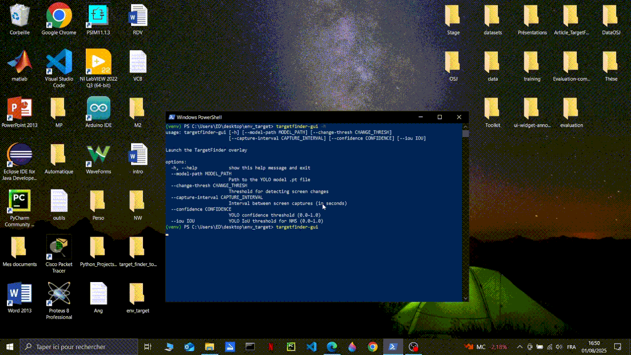 Windows Target Finder