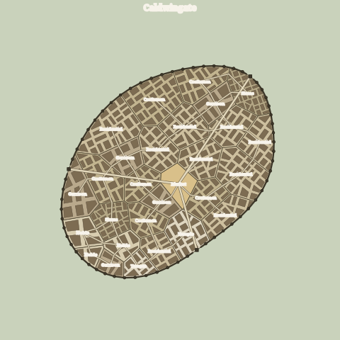 generated walled citadel