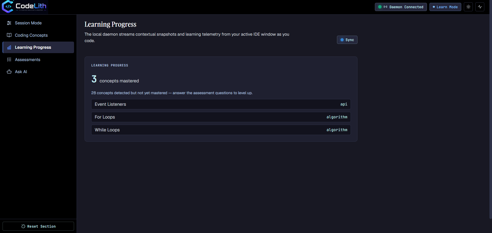 CodeLith Dashboard