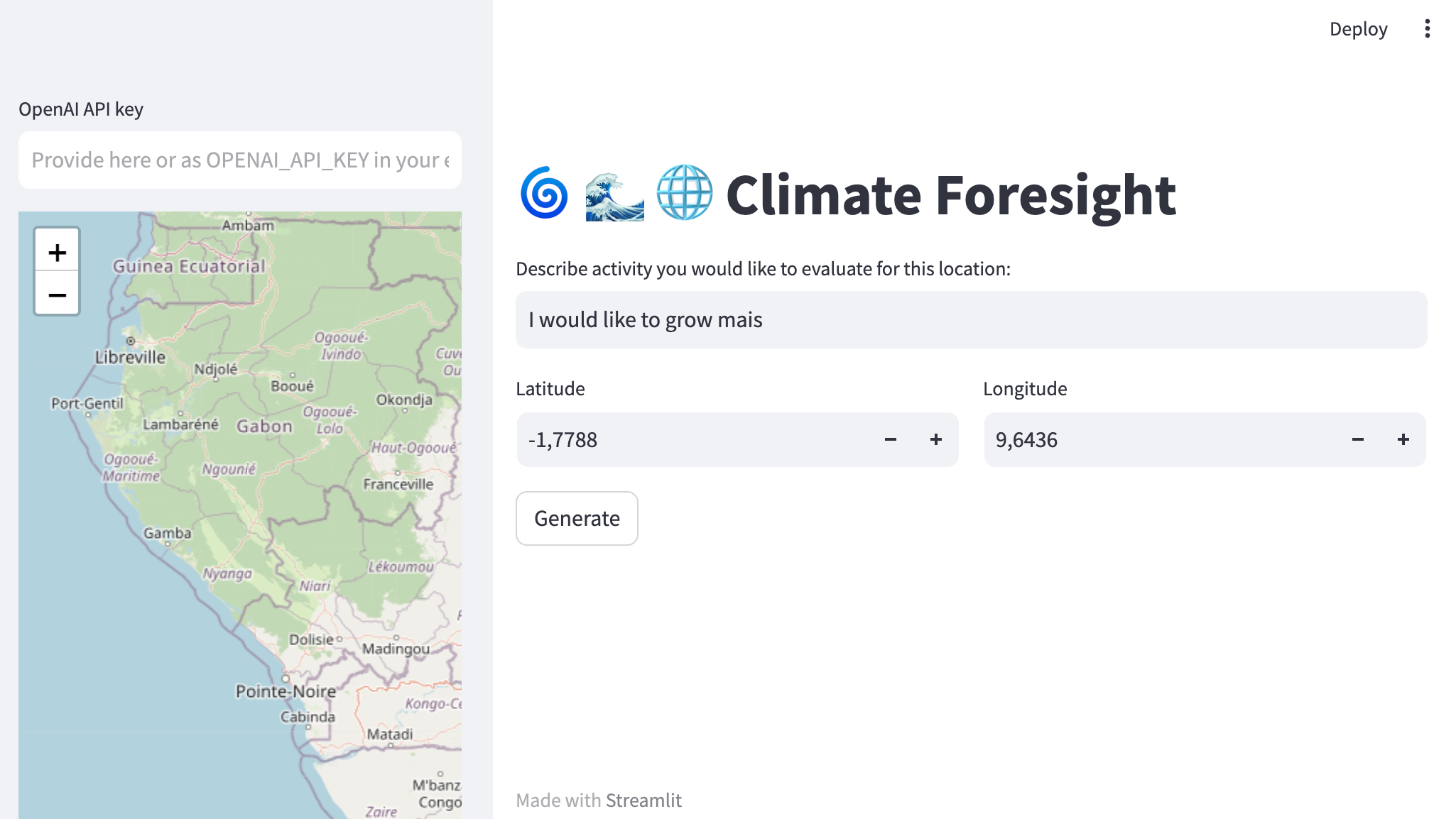 ClimSight Interface