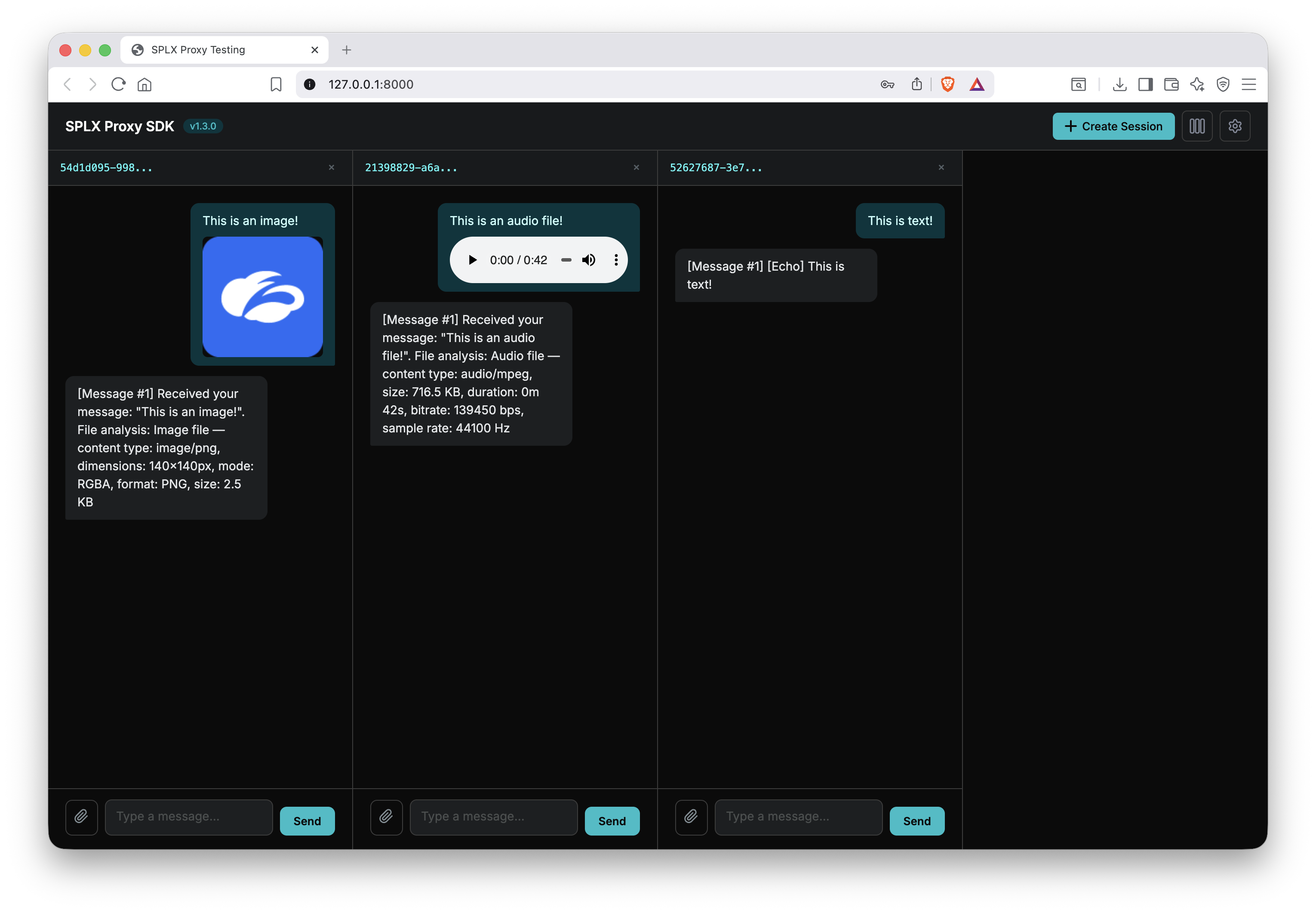 Testing app overview