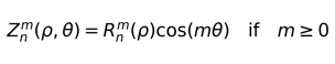 Zernike Cosinus Equation