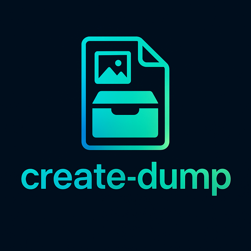 create-dump logo