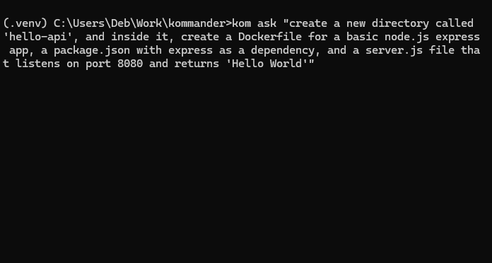Kommander Demo