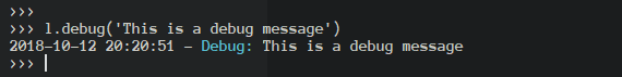 Debug output
