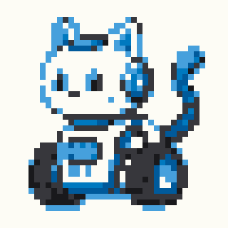 Pairwit mechanical cat mascot