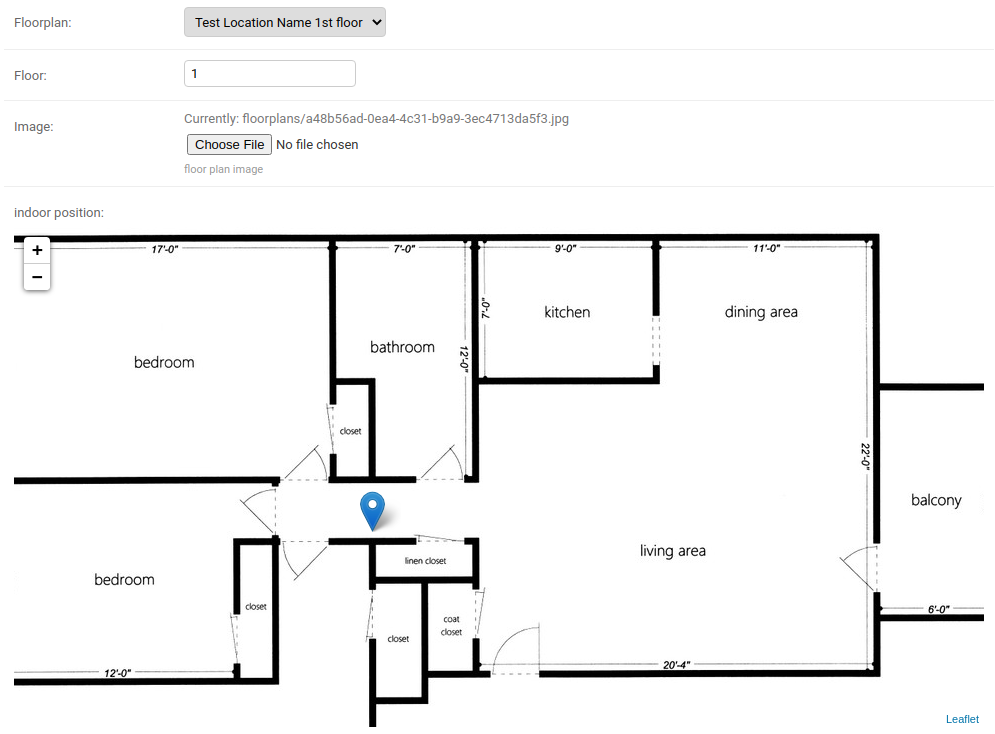 Indoor coordinates