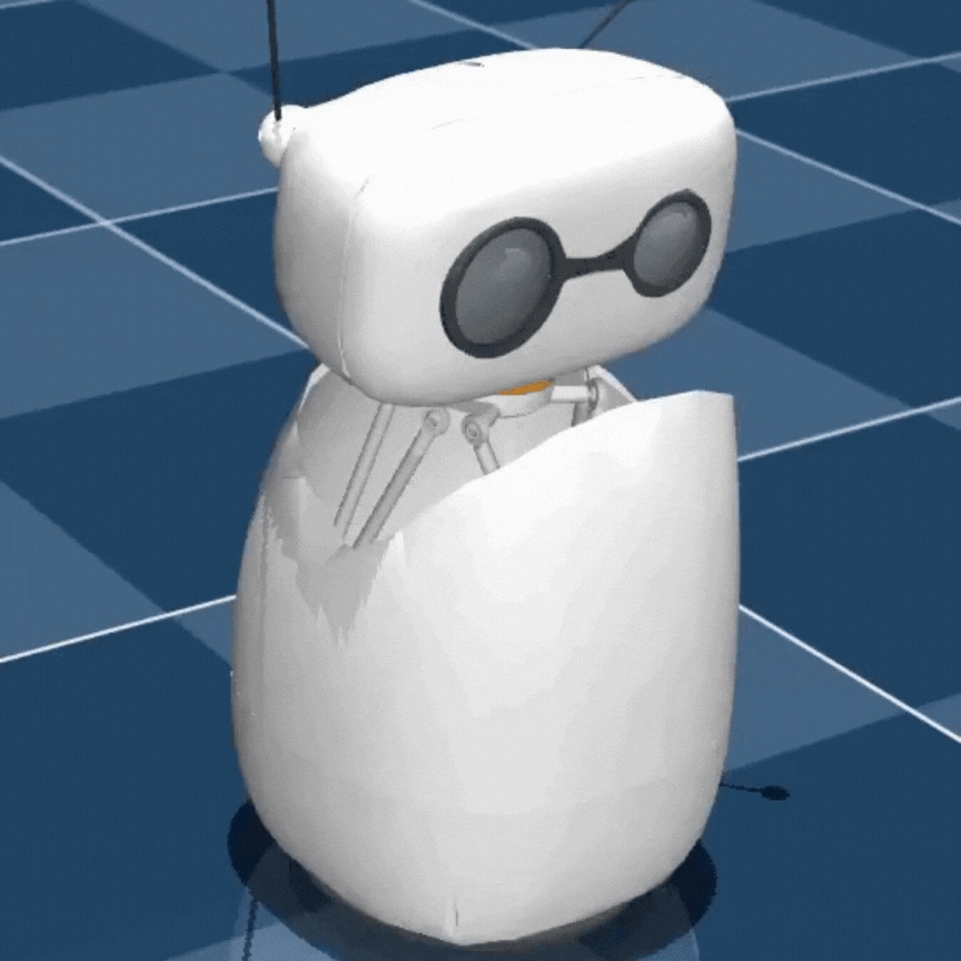 Reachy Mini in MuJoCo