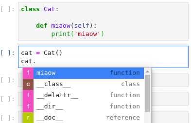 autocompletion