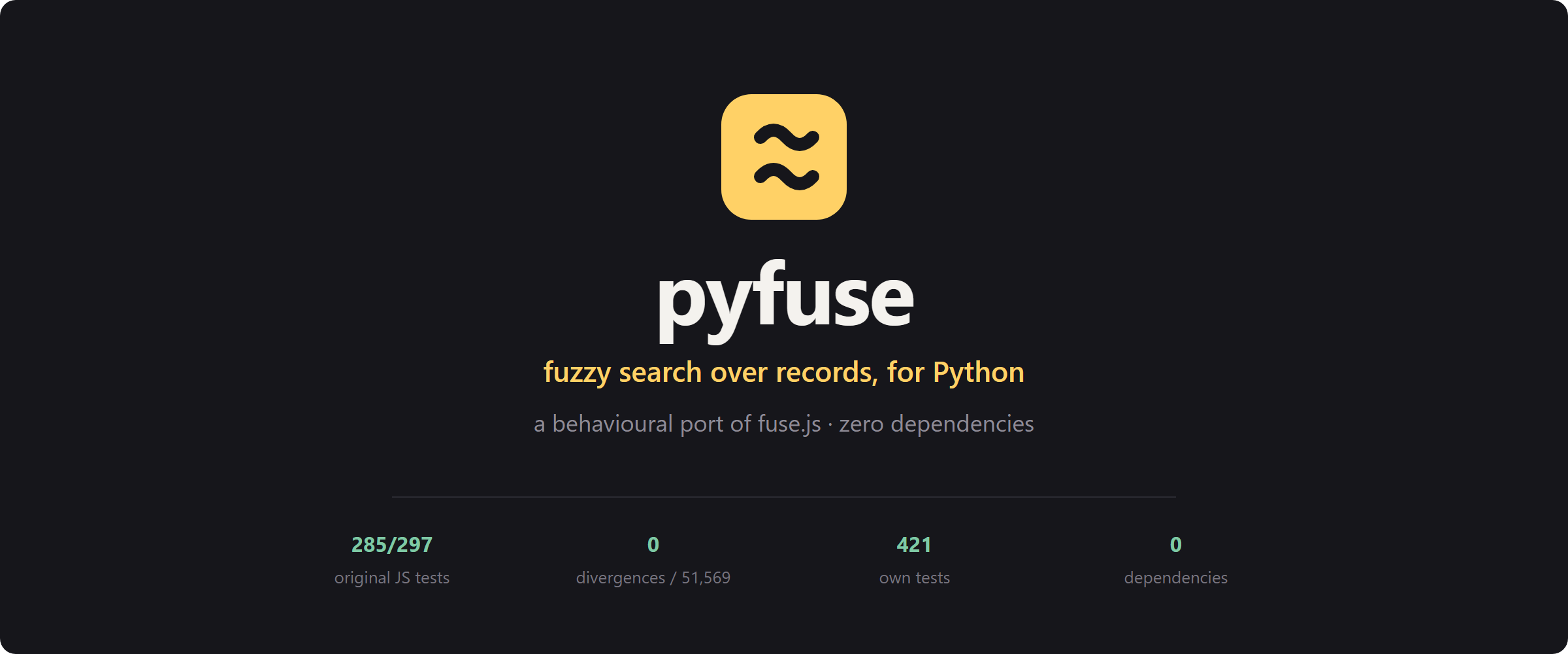 pyfuse — fuzzy search over records, a Python port of fuse.js