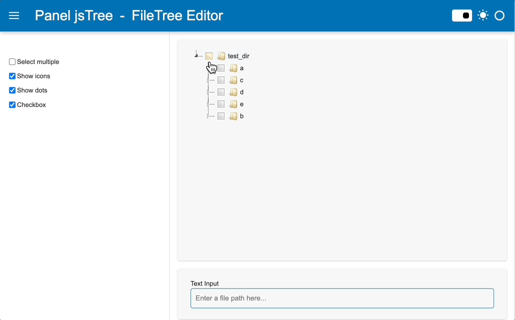 FileTree App Example