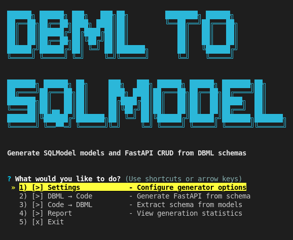 Interactive CLI