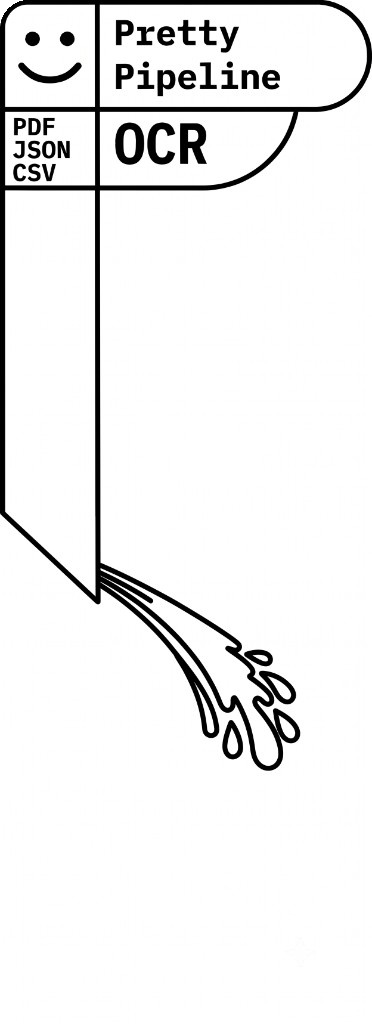 PrettyPipeline — PDF, JSON, and CSV through a pipeline into OCR