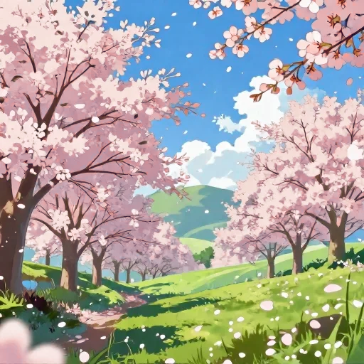 Recovered pink landscape output