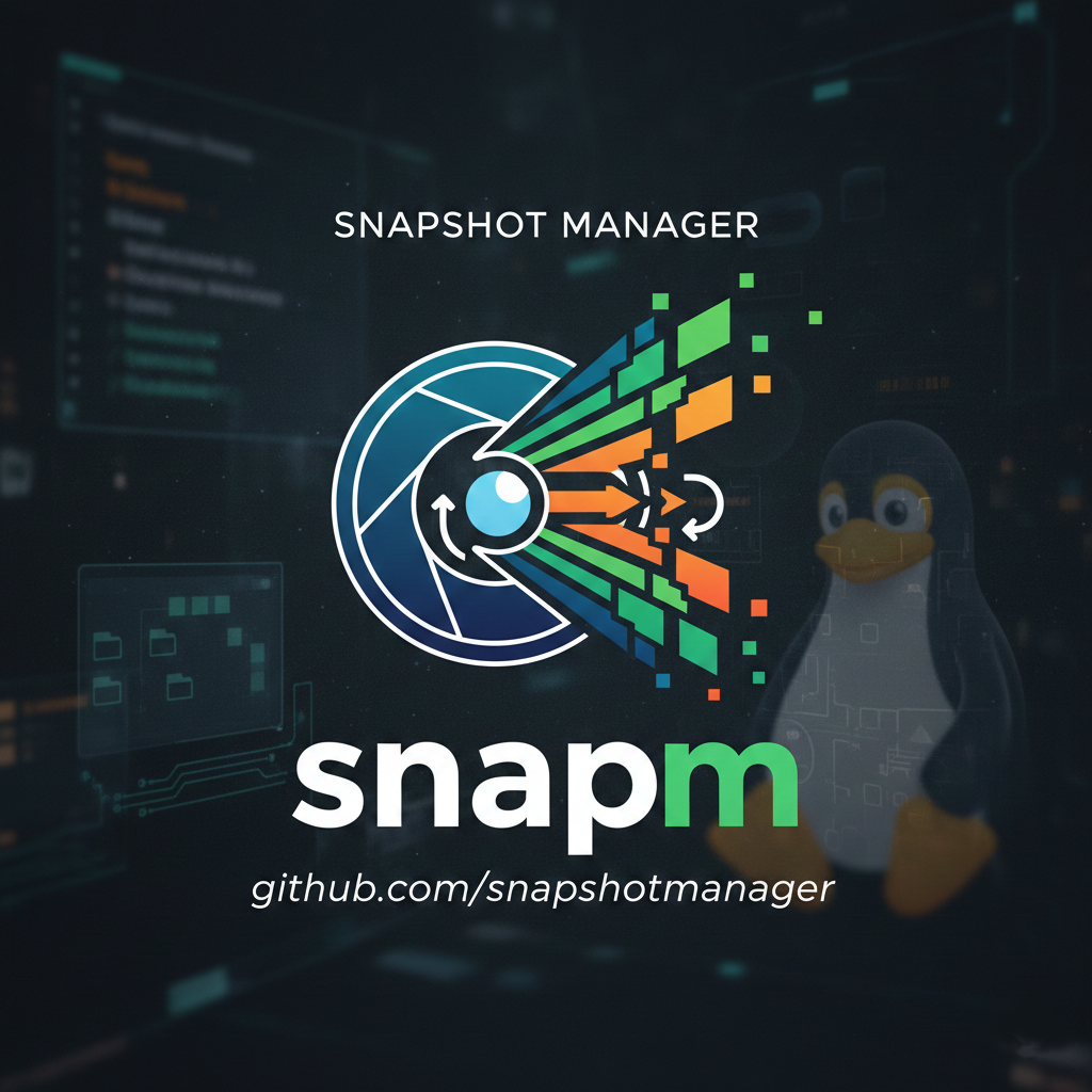 Snapshot Manager logo with Tux.