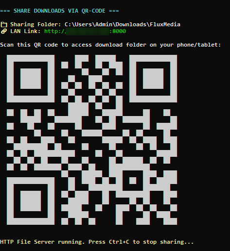 FluxMedia CLI Dashboard