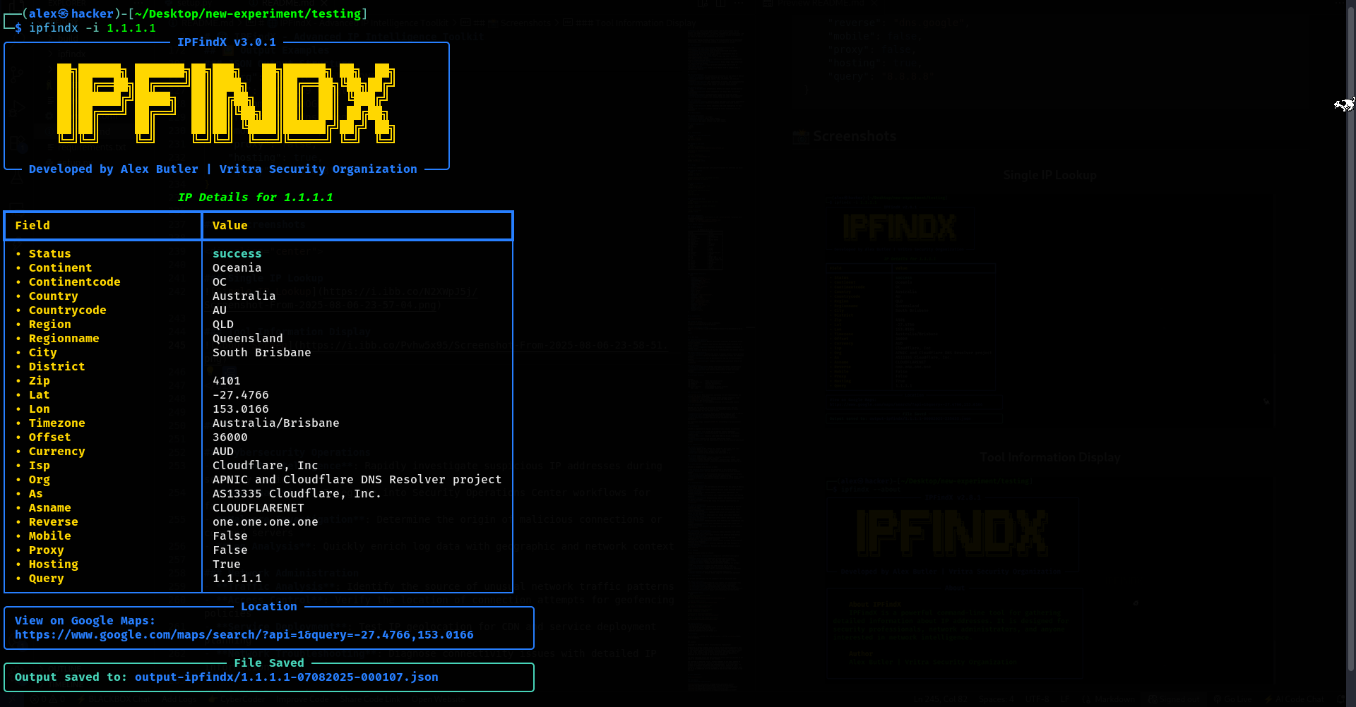 Single IP Lookup