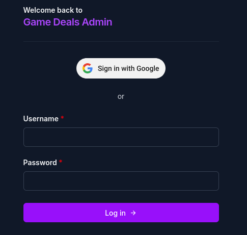 django-allauth login page with Google branded login button