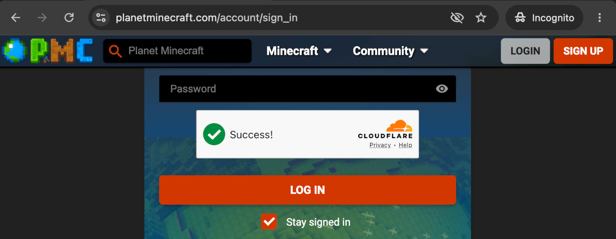 Cloudflare Turnstile bypassed successfully