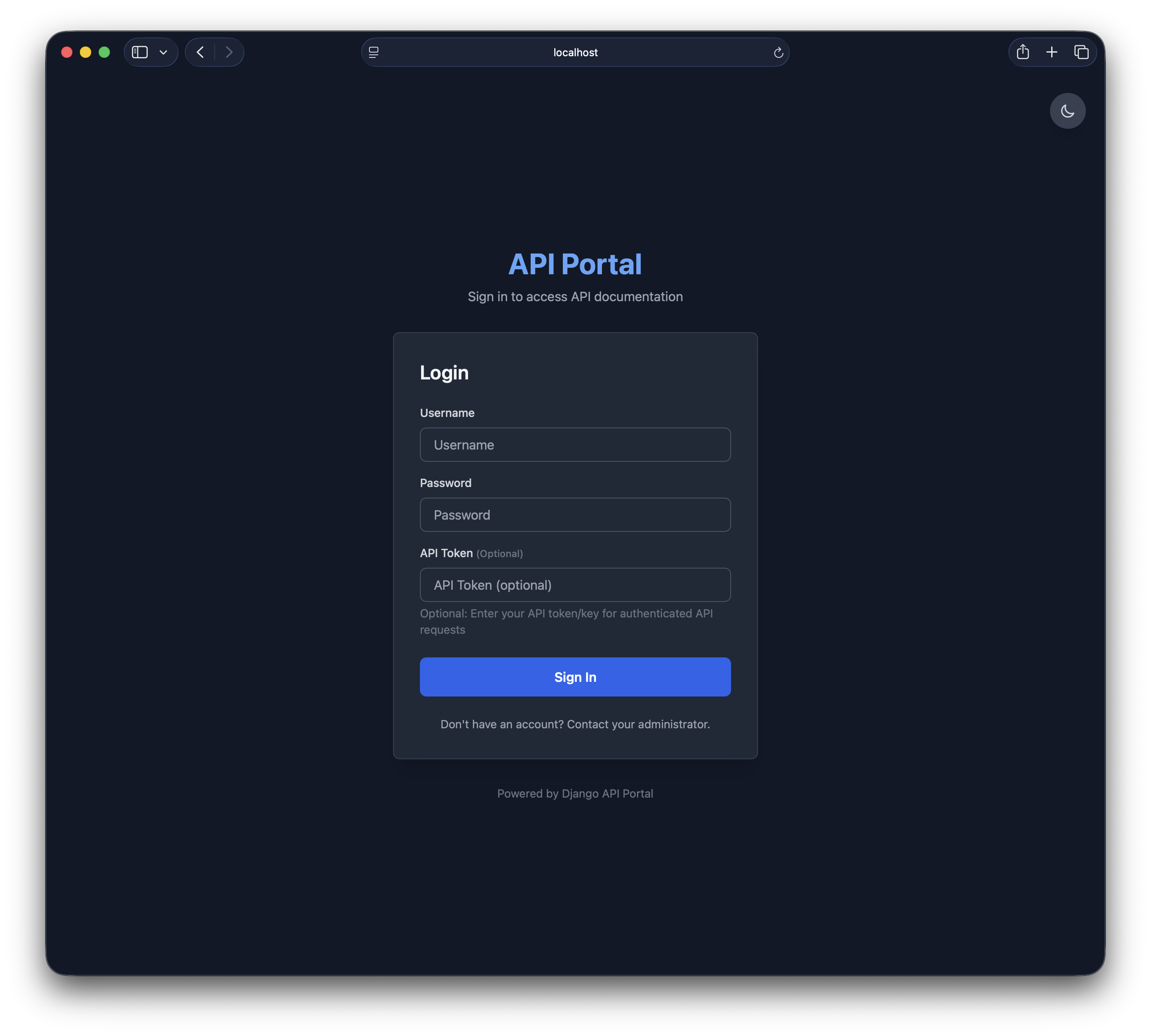 Login Page
