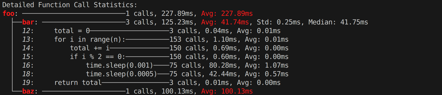 flexprofiler command output screenshot