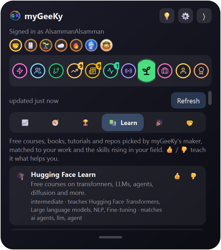 A skill broken into stages