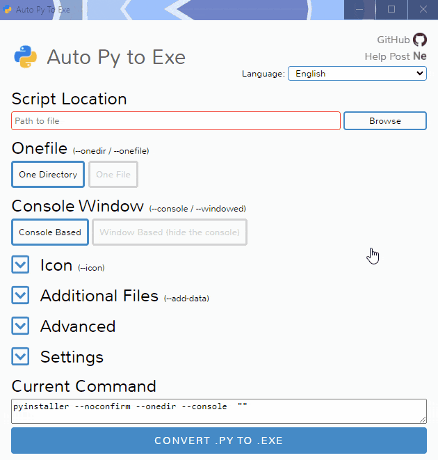 executable - How can I find out if an .EXE has Command-Line