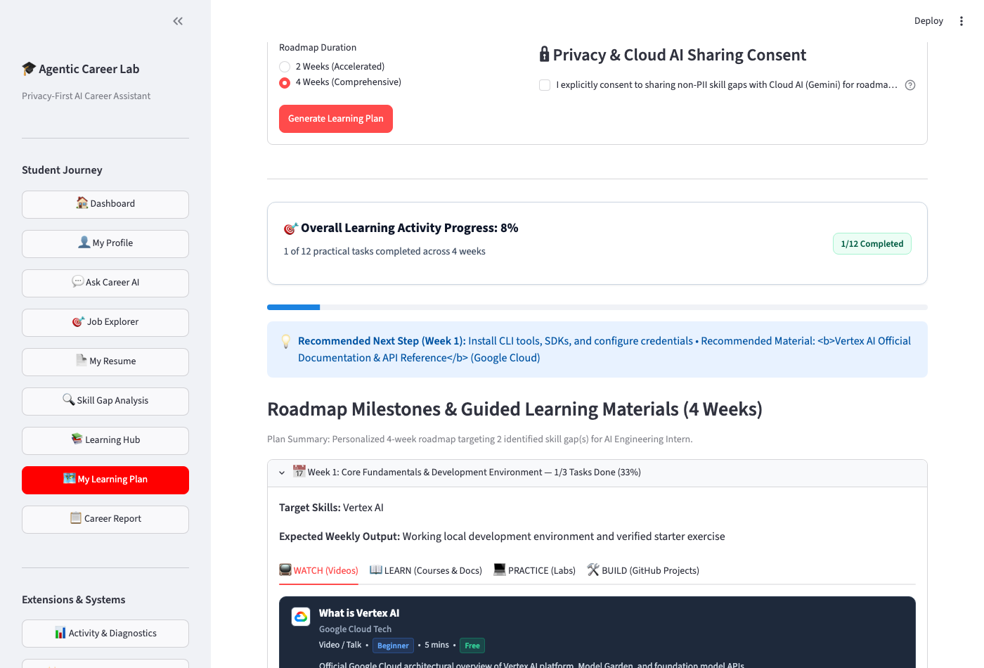 Guided Learning Plan