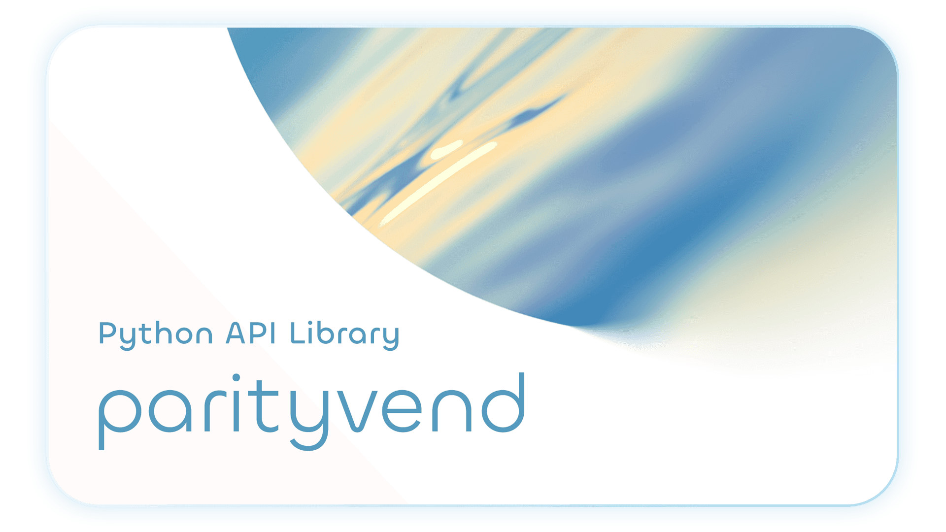 ParityVend API Python Library - cover