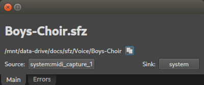 Main tab
