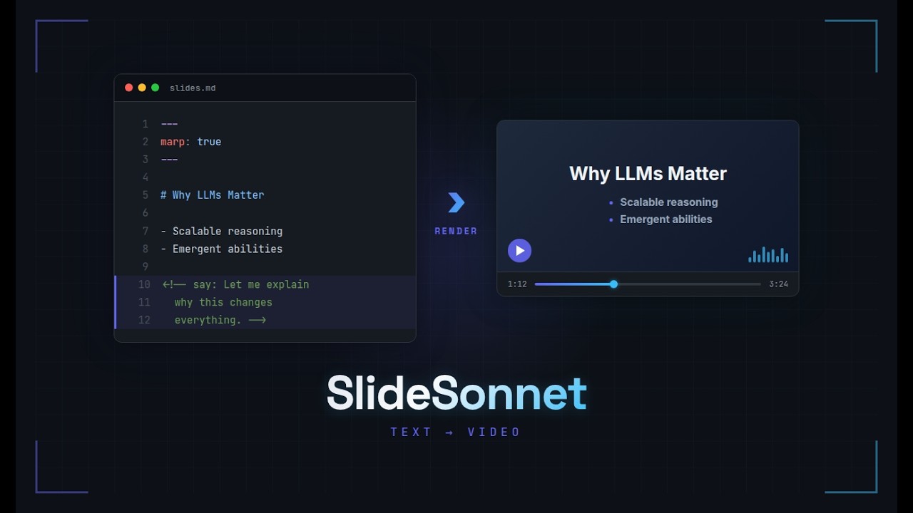 slideSonnet Showcase
