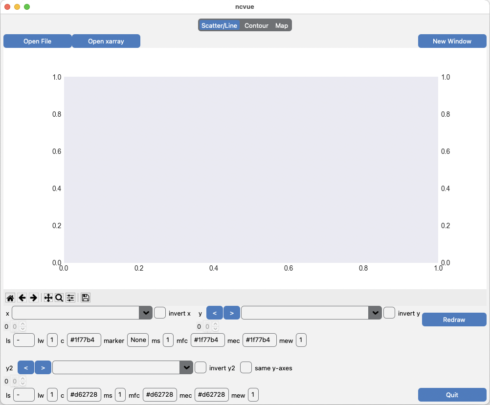 ncvue layout with CustomTkinter in light mode