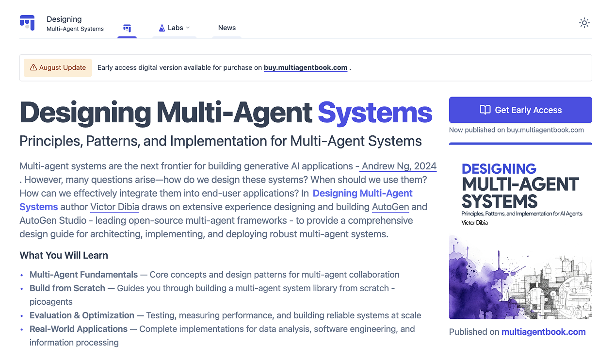 Designing Multi-Agent Systems Book Cover