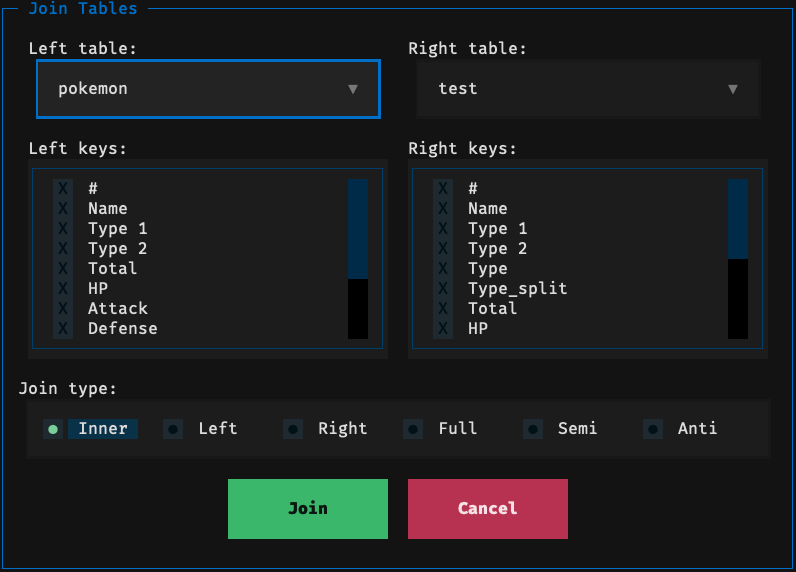 Join Table