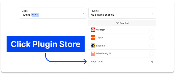 Click Plugin Store