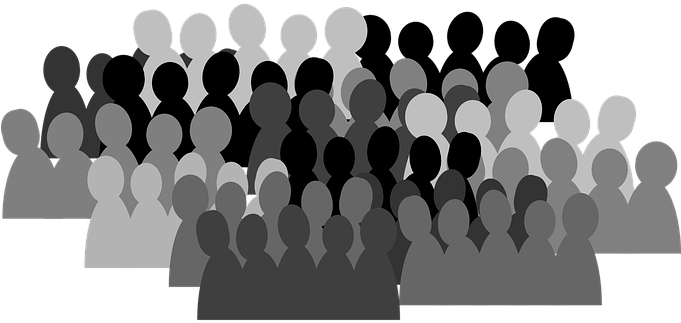 crowd of authors
