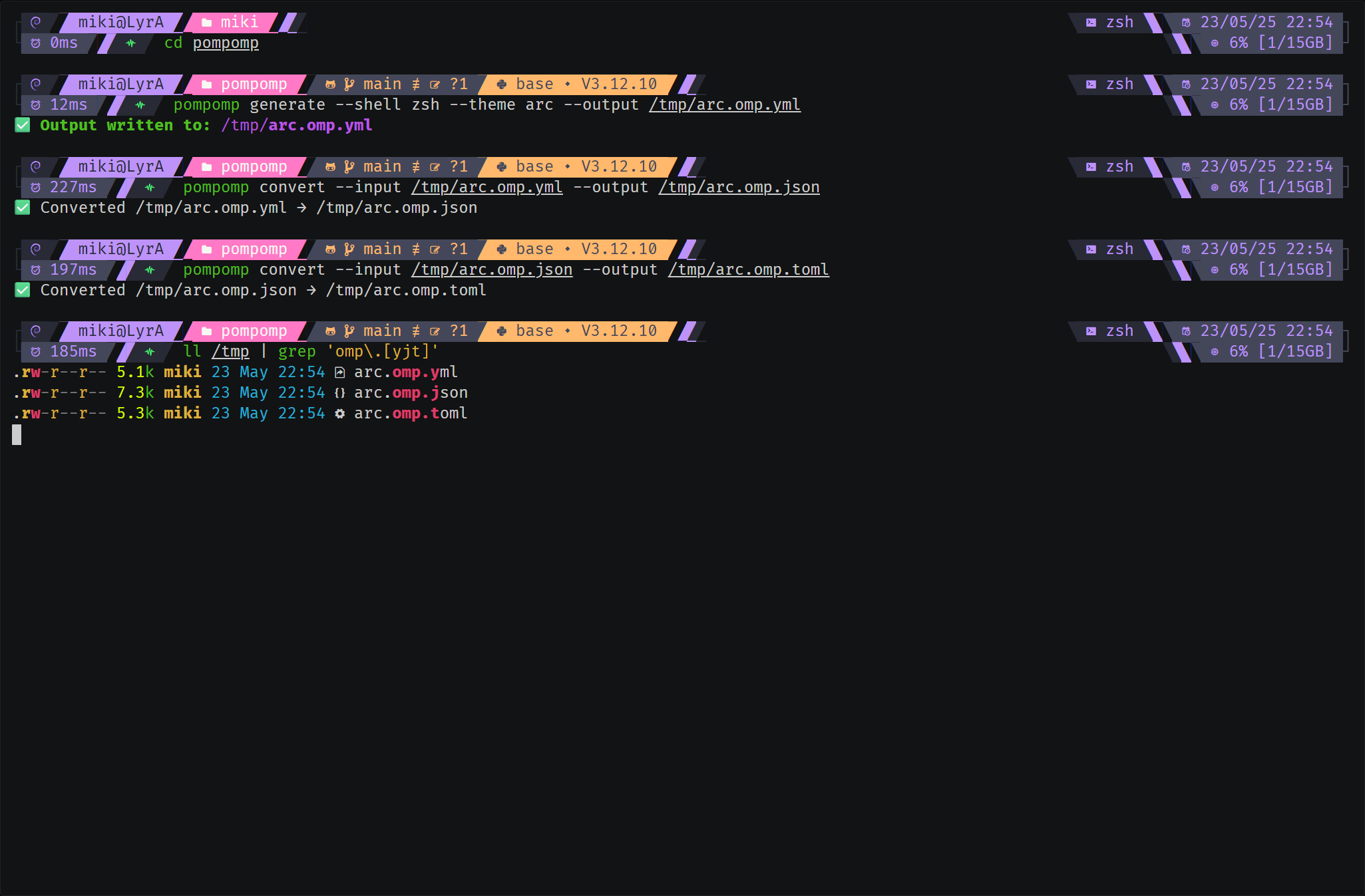 asciicast