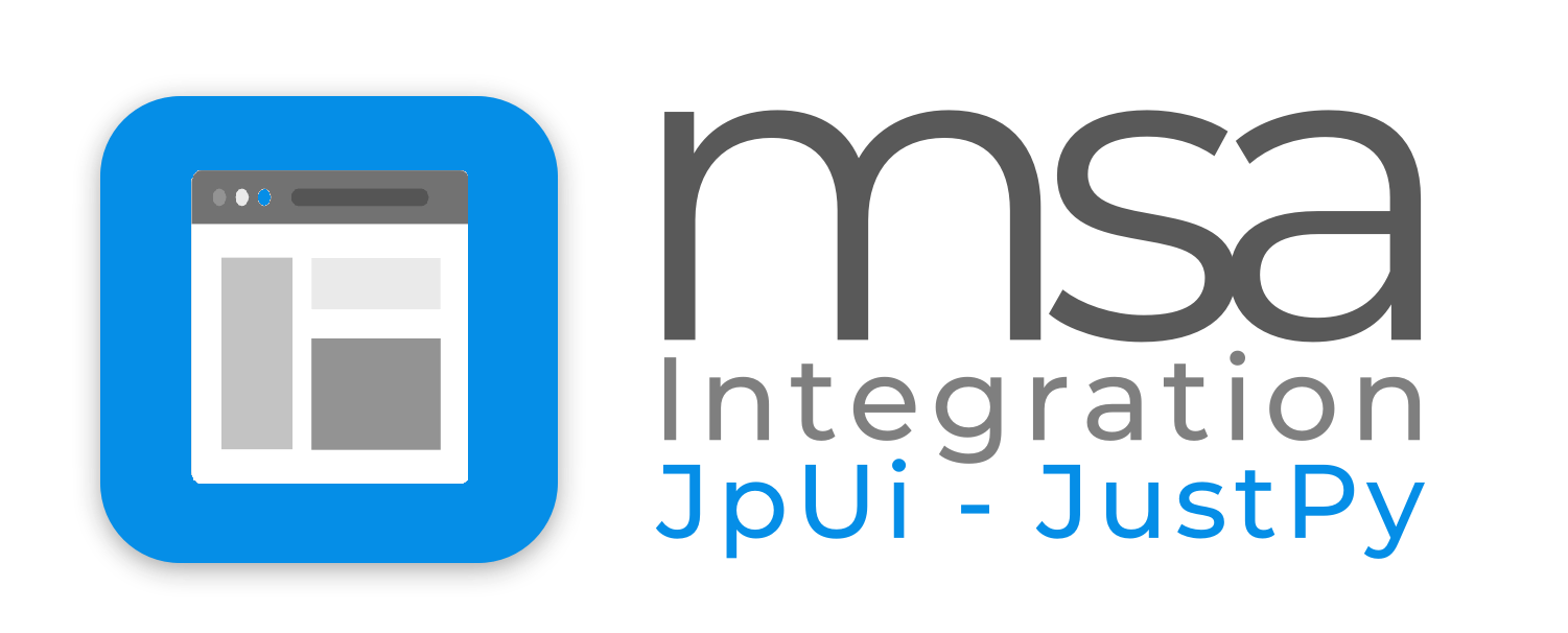 msaJustPyUI Logo