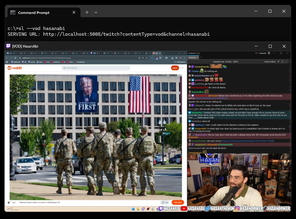 Streamledge Twitch Screenshot